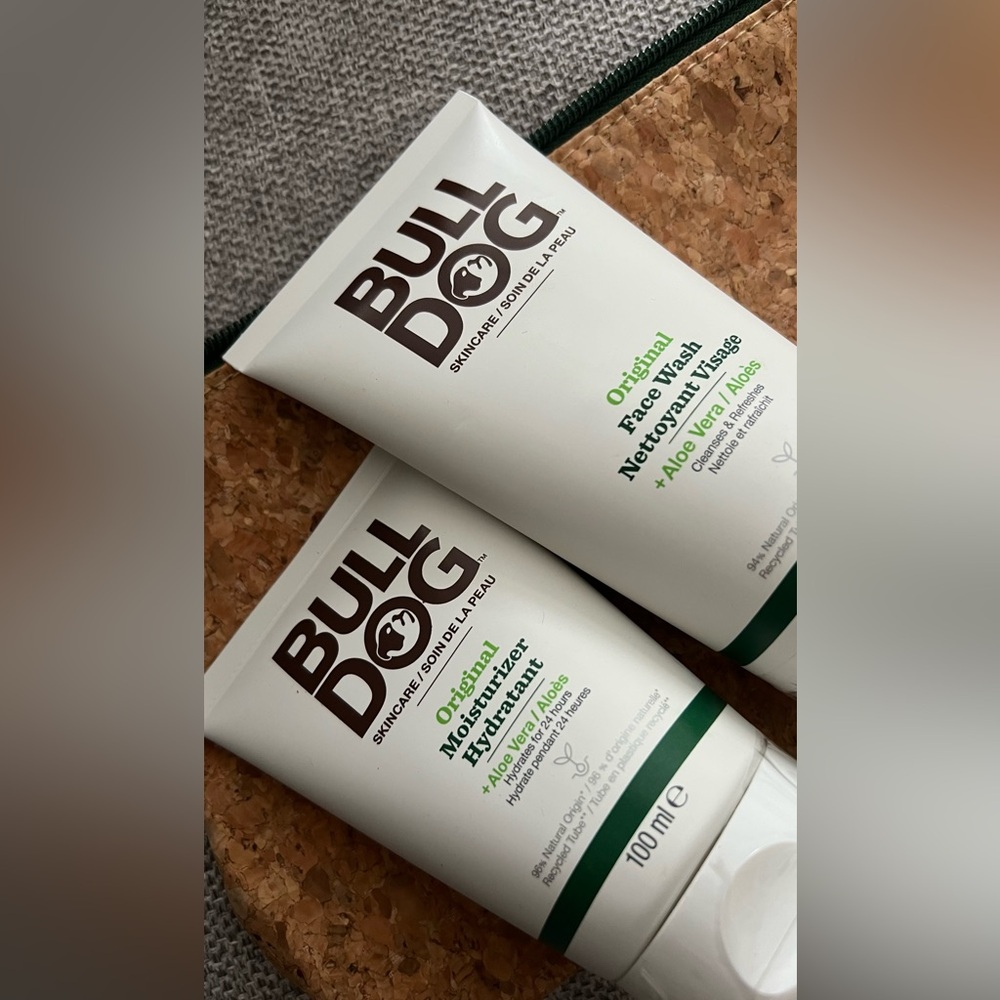 Bulldog Men’s Skincare Face Wash and Moisturizer Set
